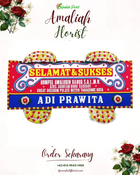 Papan Bunga Ucapan Selamat Arjosari